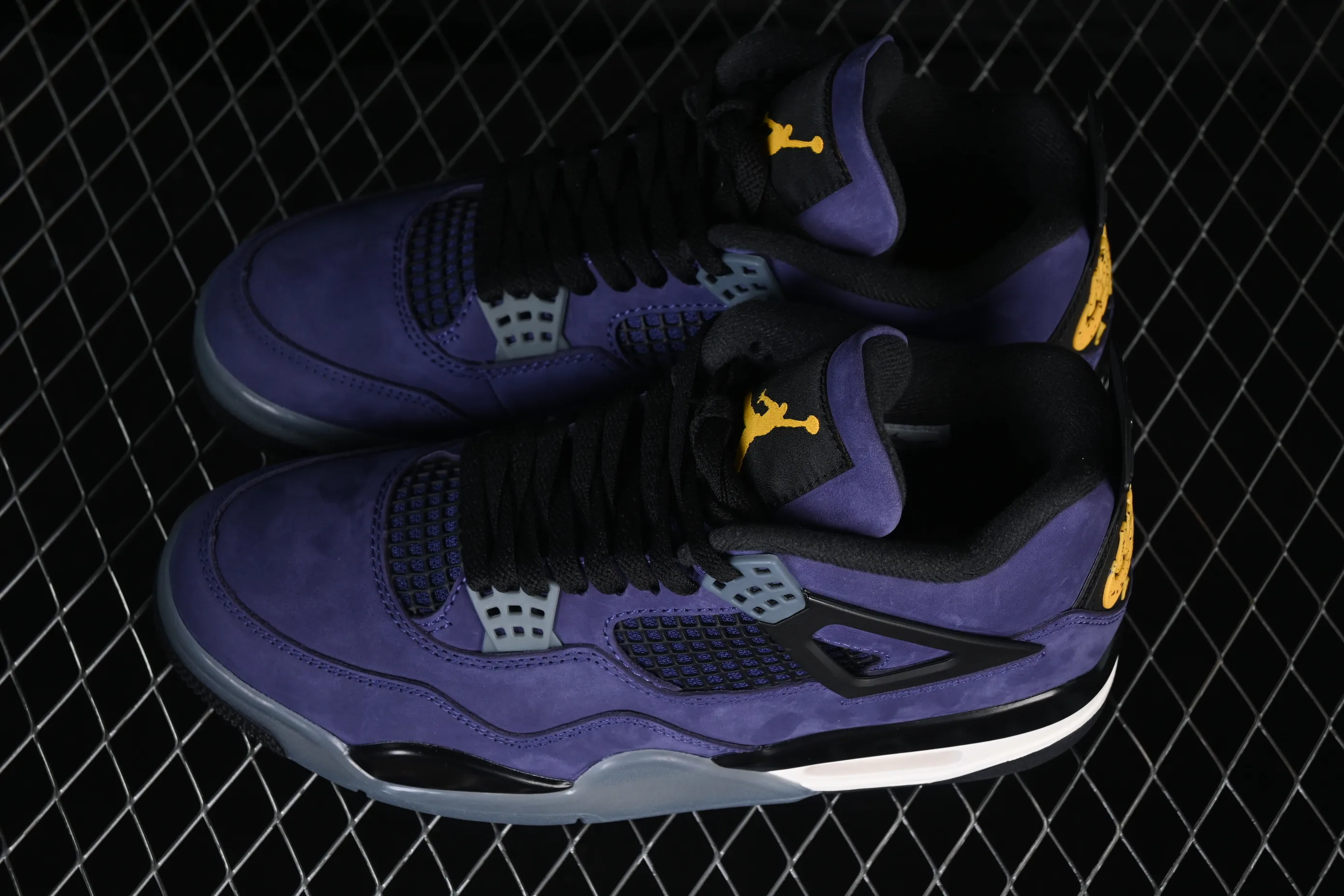 All categories Air Jordan Jordan series basketball shoes Air Jordan 4 TK version Air Jordan 4 Retro "Lakers" AJ4 Joe 4 Lakers Purple Gold FV5029-500